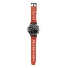 Smartwatch Amazfit T-Rex 3 Lava — AMOLED de 1,5 polegadas, 480×480, GPS, 700 mAh, 32 GB, caixa em aço inoxidável, bracelete de silicone
