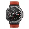 Smartwatch Amazfit T-Rex 3 Lava — AMOLED de 1,5 polegadas, 480×480, GPS, 700 mAh, 32 GB, caixa em aço inoxidável, bracelete de silicone