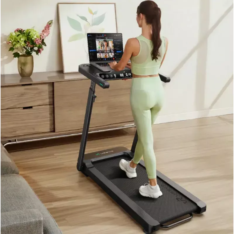 Urevo passadeira com secretária de trabalho e exercício integrada Foldi 3S peso máximo do utilizador 120 kg velocidade mínima 1 km/h velocidade máxima 12 km/h