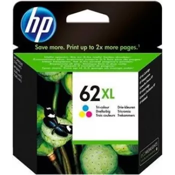 Cartucho de tinta HP 62XL tricolor