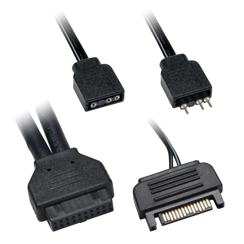 Conector de pinos USB Lian Li LAN216-1 preto 19 pinos USB 3.0