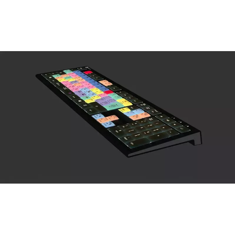 Teclado retroiluminado Logickeyboard Adobe Premiere Pro CC ASTRA 2 francês (LKB-PPROCC-A2PC-FR)