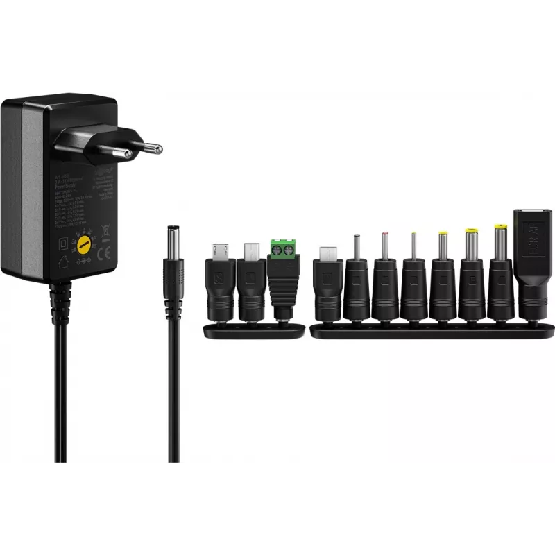 Carregador Goobay 64569 para dispositivos móveis universal preto AC - DC interior (64569)