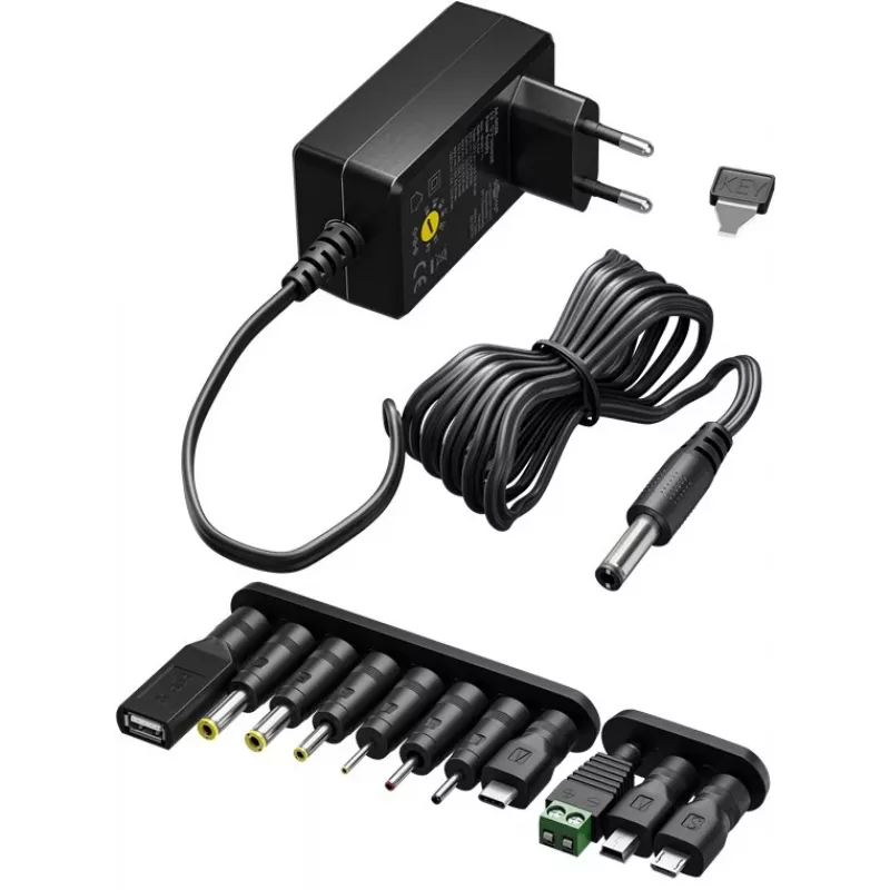 Carregador Goobay 64569 para dispositivos móveis universal preto AC - DC interior (64569)