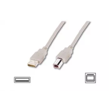 Cabo de ligação USB 2.0 Logilink USB-A para USB-B ficha USB A ficha USB B