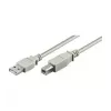 Cabo de ligação USB 2.0 Logilink USB-A para USB-B ficha USB A ficha USB B