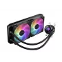 Refrigeração líquida tudo-em-um para processador ASUS ROG STRIX LC II 280 ARGB 14 cm preto 1 unid.