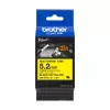 Brother HSe-611E tubo termoretrátil, 5,2 mm x 1,5 m, preto sobre amarelo