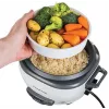 Russell Hobbs 27020-56 Mini panela de arroz, 0,4 L, preto/branco