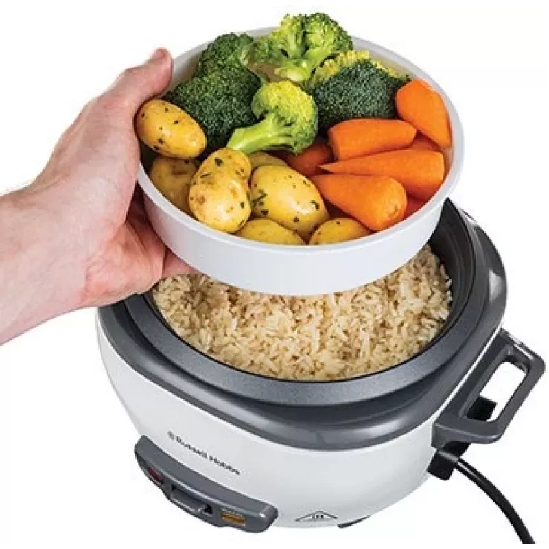 Russell Hobbs 27020-56 Mini panela de arroz, 0,4 L, preto/branco