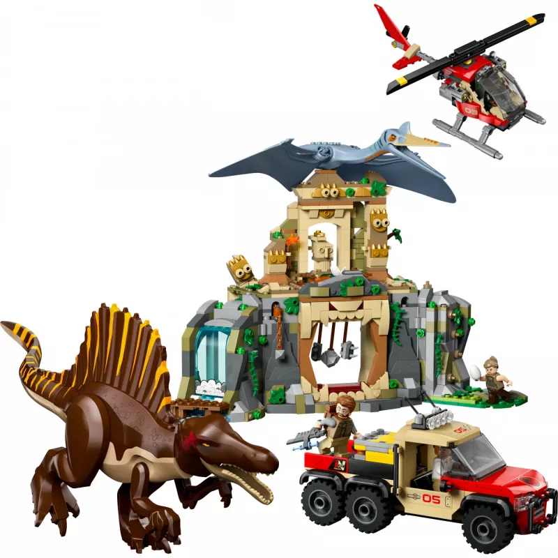 LEGO JURASSIC WORLD 76976 Spinosaurus & Quetzalcoatlus Air Mission