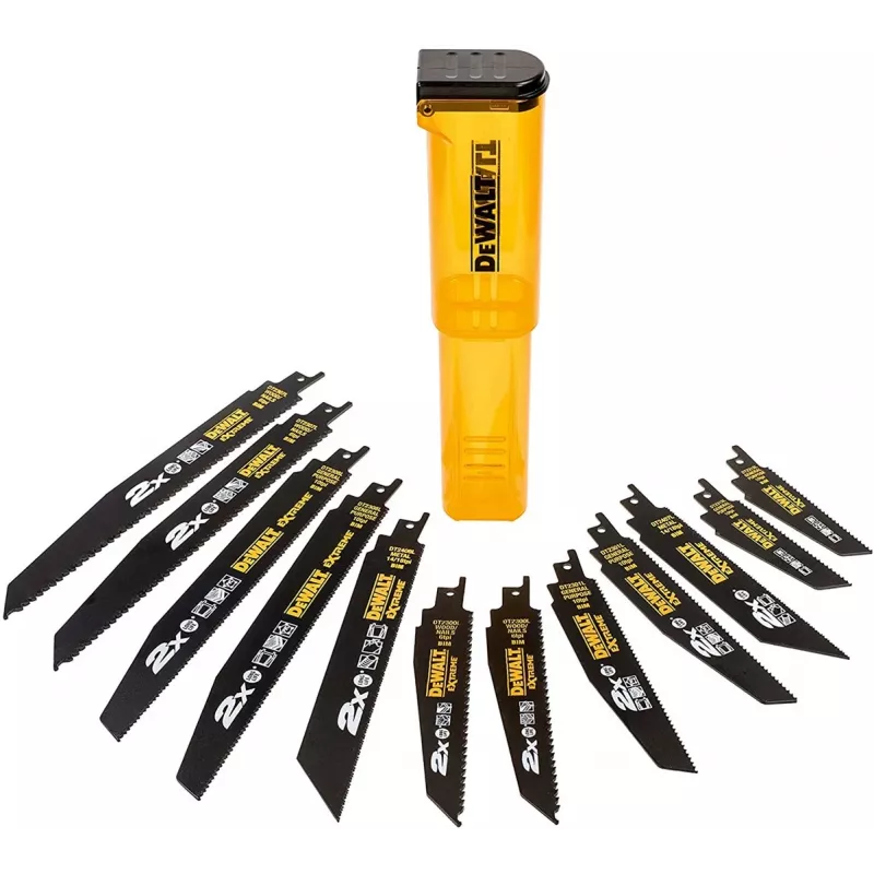 Lâminas de serra sabre DEWALT - conjunto de 12