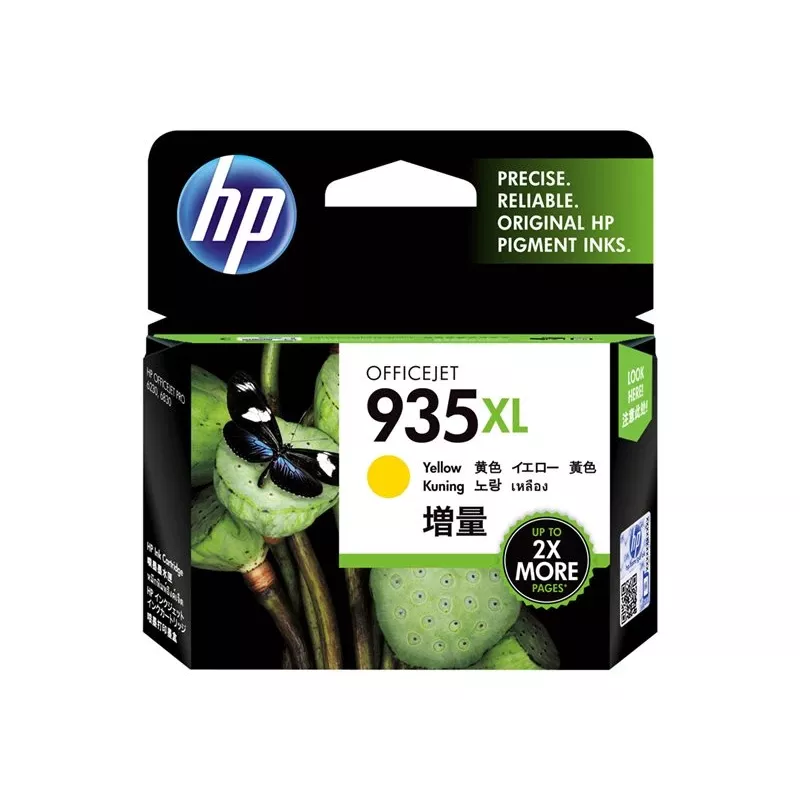 Cartucho de tinta original HP 935XL C2P26AE BGY amarelo alta capacidade 825 páginas pack de 1