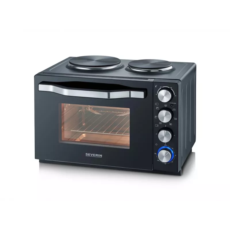 Severin TO 2073 XXL mini-forno 60 L 2200 W preto grelhador