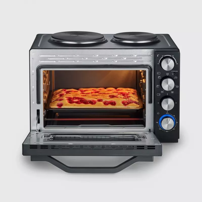 Severin TO 2073 XXL mini-forno 60 L 2200 W preto grelhador