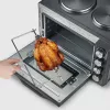 Severin TO 2073 XXL mini-forno 60 L 2200 W preto grelhador