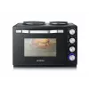 Severin TO 2073 XXL mini-forno 60 L 2200 W preto grelhador