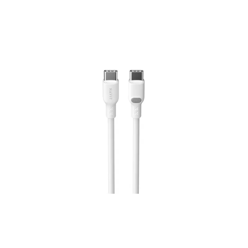 Cabo USB Type-C para USB Type-C Havit CB6280 1m branco