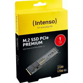 Intenso PREMIUM - SSD - 1TB - interno - M.2 2280 - PCI Express 3.0 x4 (NVMe) (3835460)