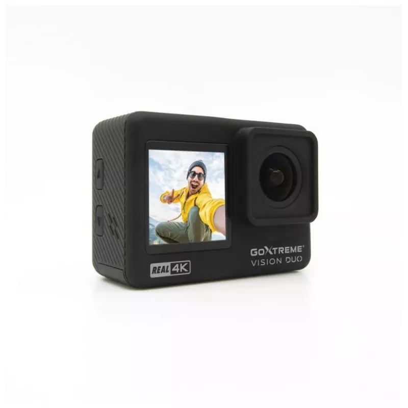 EASYPIX | GoXtreme Vision DUO 4K | Ecrã tátil | À prova de água | Wi-Fi