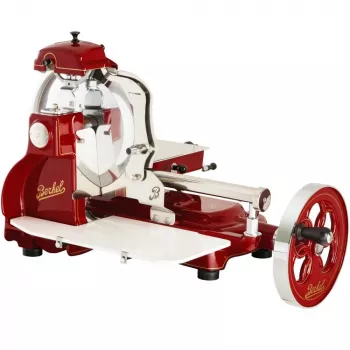Cortador de alimentos Berkel Volano B3 vermelho/dourado