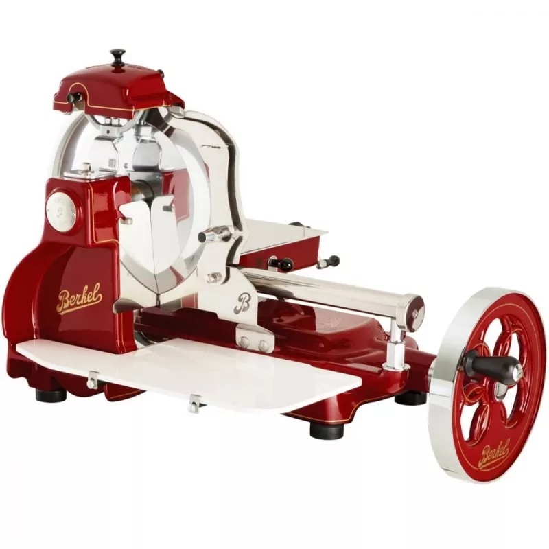 Cortador de alimentos Berkel Volano B3 vermelho/dourado