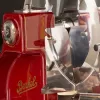 Cortador de alimentos Berkel Volano B3 vermelho/dourado