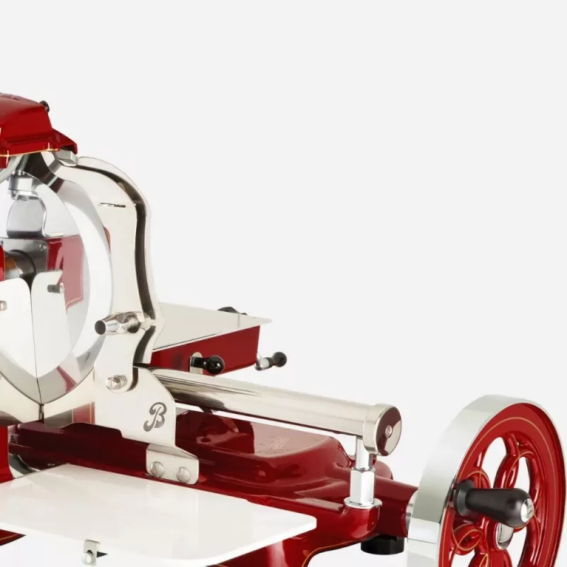 Cortador de alimentos Berkel Volano B3 vermelho/dourado