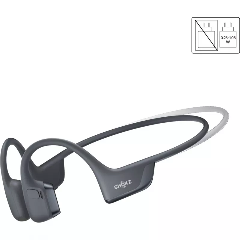 Auscultador SHOKZ OpenRun Pro 2 Mini sem fios com arco auricular desportivo Bluetooth preto