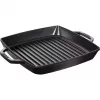 Grelhador Staub 40511-683-0 retangular preto 348x280x43 mm