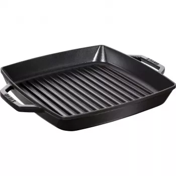 Grelhador Staub 40511-683-0 retangular preto 348x280x43 mm