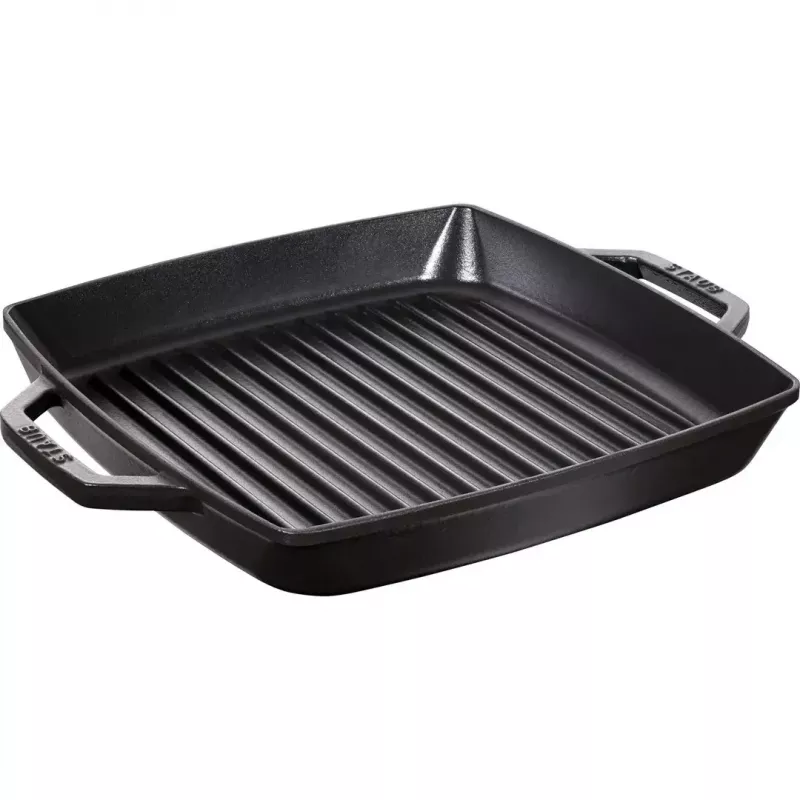 Grelhador Staub 40511-683-0 retangular preto 348x280x43 mm