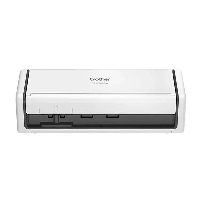Digitalizador de documentos colorido portátil sem fios Brother ADS-1800W — ADF duplex compacto para pequenos escritórios/utilização móvel