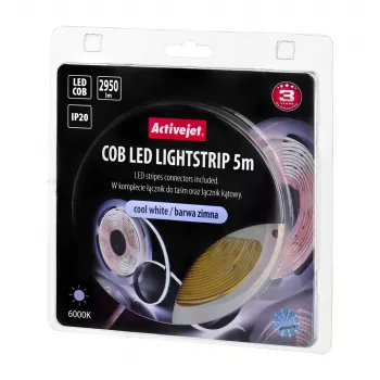 Fita LED Activejet AJE-COB 5m zim fita universal para interior
