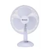 Ventilador de mesa doméstico Ravanson WT-1023 — pá de 27 cm, 3 pás, 2 velocidades, 23 W, branco