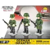 Blocos de construção Infantaria Alemã – conjunto de 3 figuras