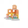 Conjunto de blocos Marioinex Mini Waffle Blocks posto de combustível, 148 peças, multicolor, a partir dos 6 anos