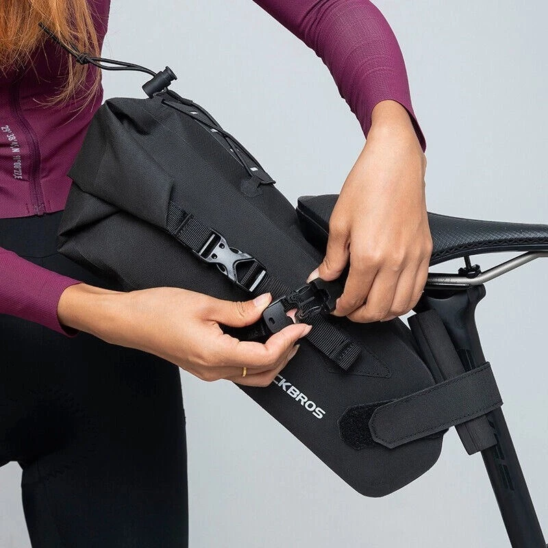 Bolsa de selim de bicicleta impermeável Rockbros 30130061001 3 L preta