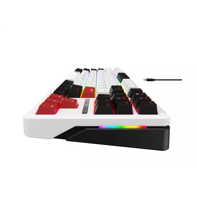 Teclado gaming Havit KB902L 80% com fio USB QWERTY 88 teclas RGB LED
