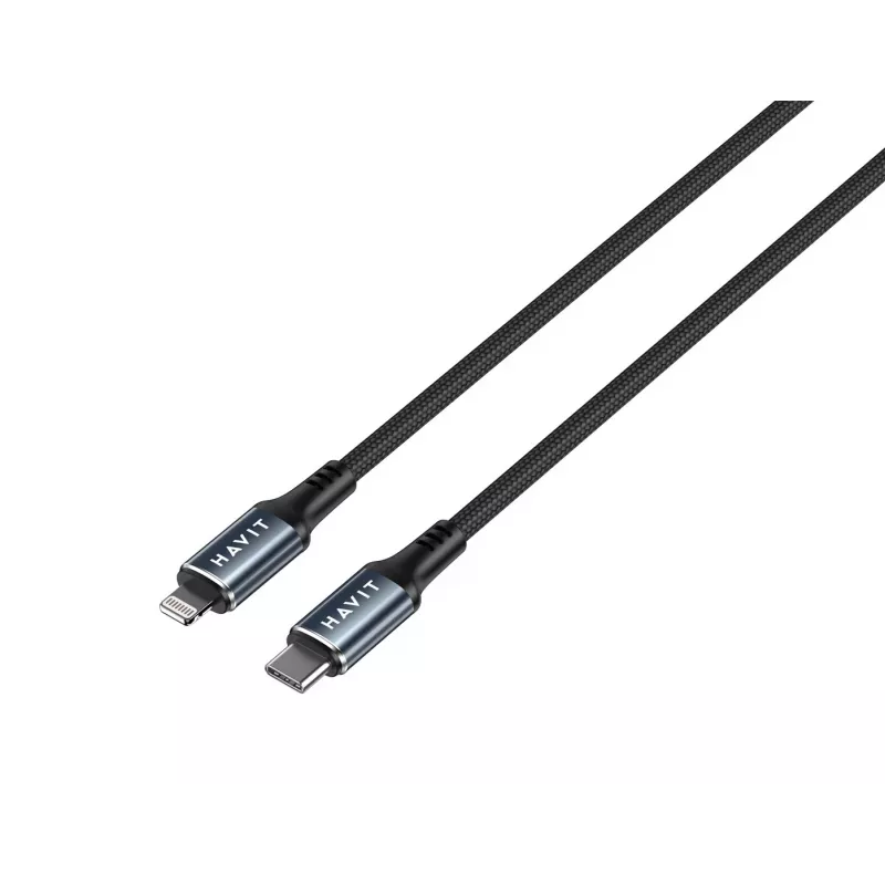Cabo Havit CB6311 USB Type-C para Lightning 1 m preto 30 W