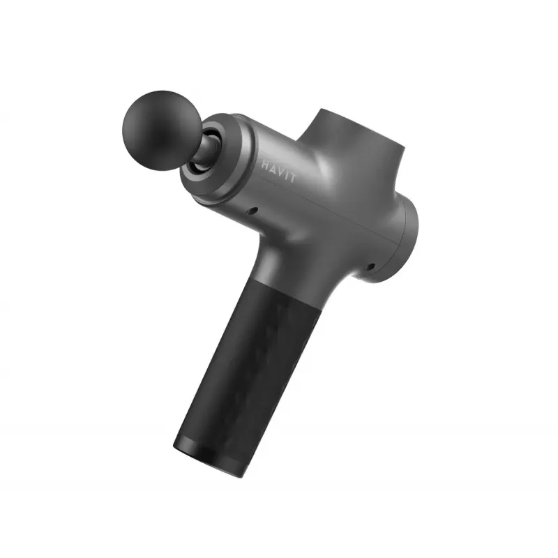 Massajador de mão tipo pistola Havit MG1503 com massagem por percussão e vibração