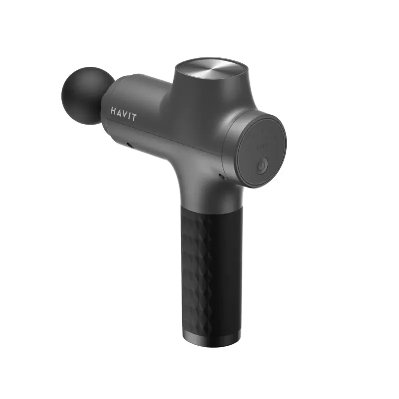 Massajador de mão tipo pistola Havit MG1503 com massagem por percussão e vibração