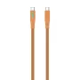 Cabo de carregamento Havit CB6254 USB Type-C para USB Type-C 1 m laranja
