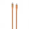 Cabo de carregamento Havit CB6254 USB Type-C para USB Type-C 1 m laranja