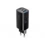 Carregador de viagem Havit UC20 GaN de três portas 65 W preto