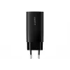 Carregador de viagem Havit UC20 GaN de três portas 65 W preto