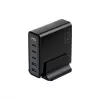 HAVIT Carregador de viagem UCLE004 EU 140W Cinco portas GaN Preto