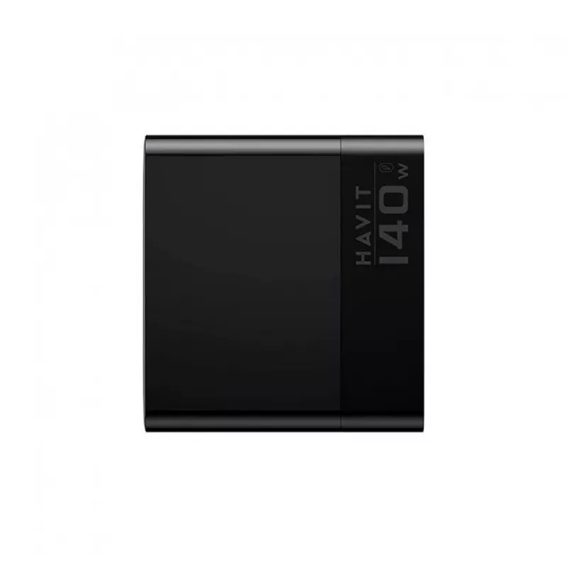 HAVIT Carregador de viagem UCLE004 EU 140W Cinco portas GaN Preto