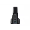 HAVIT Carregador de viagem UCLE004 EU 140W Cinco portas GaN Preto