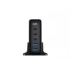 HAVIT Carregador de viagem UCLE004 EU 140W Cinco portas GaN Preto